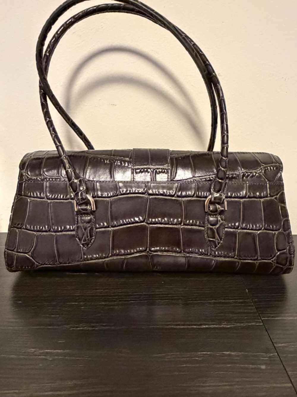Brahmin Dayan Satchel in Matcha Green Baize — EUC Rare Mint Condition - Picture 2 of 4